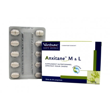 Anxitane M&L - Comprimés anti-stress pour chiens et chats
