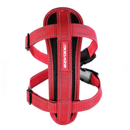 EzyDog - Harnais Chest Plate pour chien - Rouge