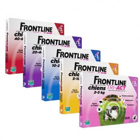 FRONTLINE TRI-ACT  Anti-puces chien et chiot