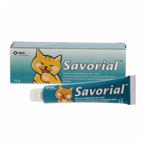 Supplément nutritionnel Savorial pour chat.
