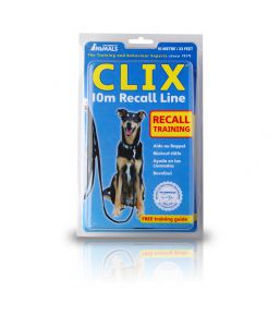 Clix - Longe de rappel pour chien  5 ou 10 mètres