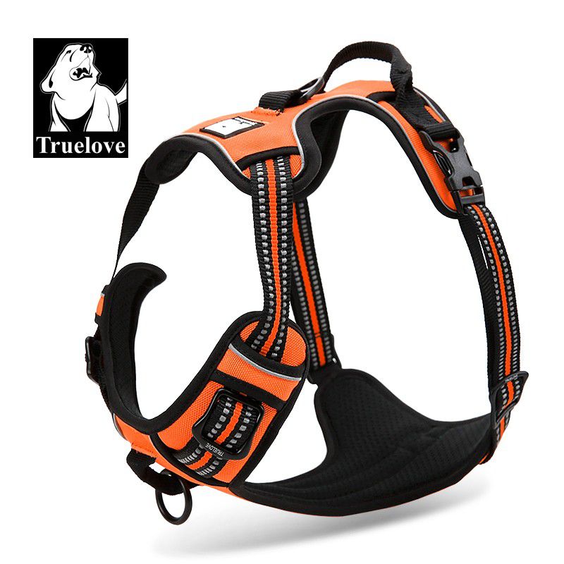 Harnais Chien/Harnais pour grand chien- Orange taille L -- Anti