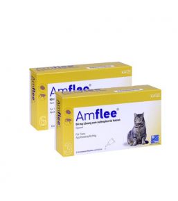 Amflee Spot-On - Pipettes anti-puces et anti-tiques pour chats