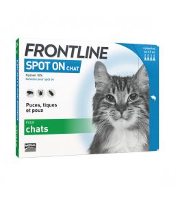 Frontline Spot On Chat - Anti-puces et anti-tiques 	