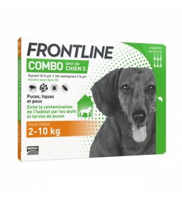 Frontline Combo Chien - Pipettes antipuces et antitiques