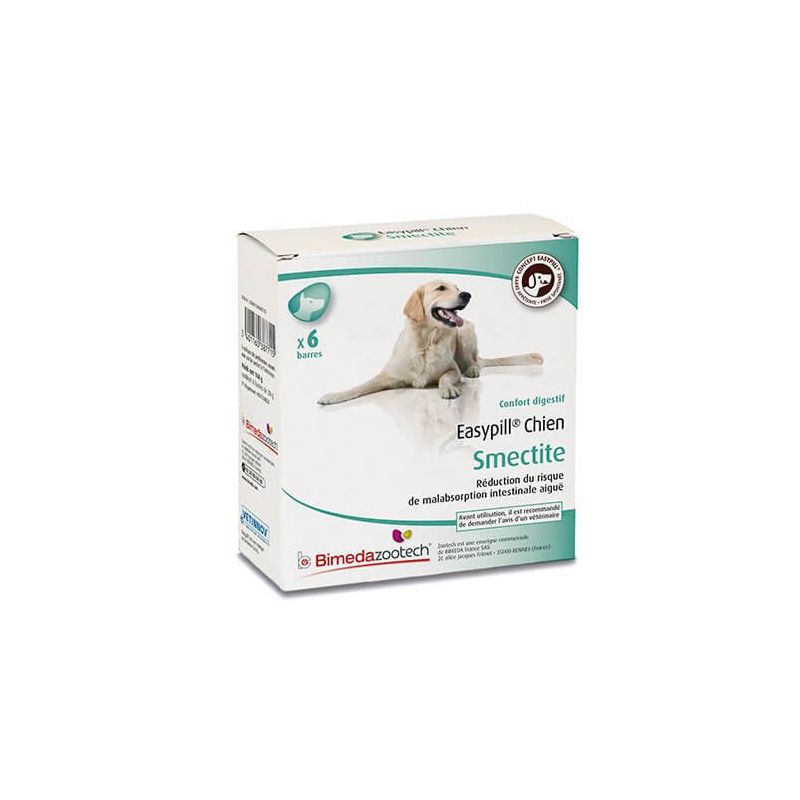 ZOOTECH Easypill Smectite Chien Boulettes - 6 sachets de 28 g