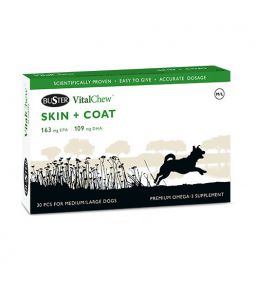 VitalChew SKIN + COAT - Soutien de la fonction dermique pour chien