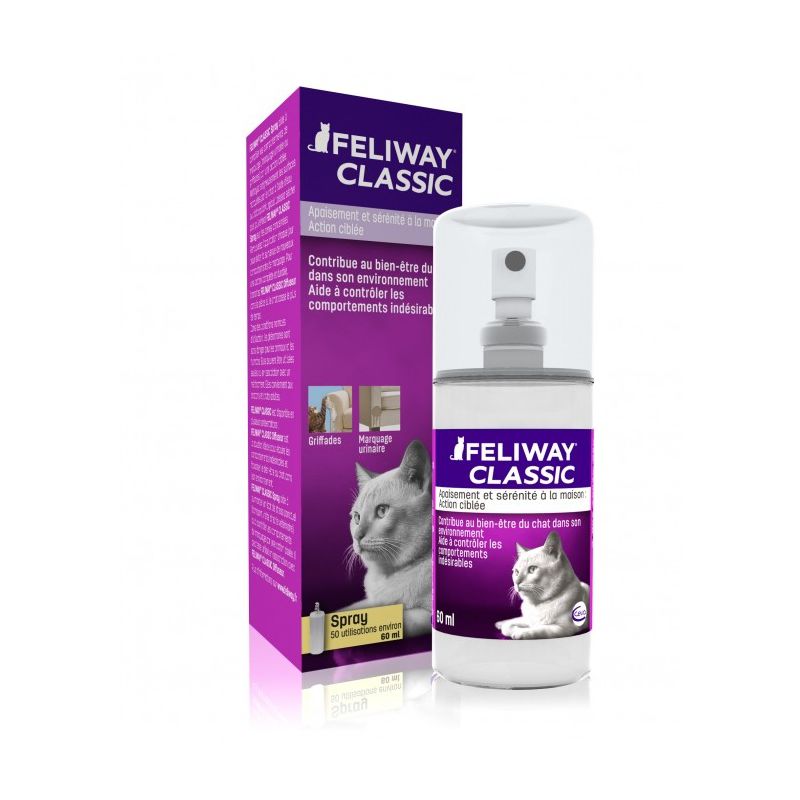 Feliway Classic Spray™ - Phéromones anti-stress - Ceva / Direct-Vet