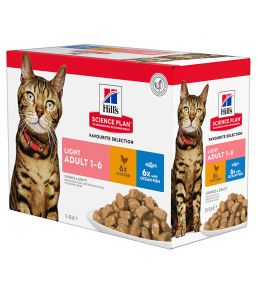 Science Plan Feline Adult Light Classic Selection Multipack