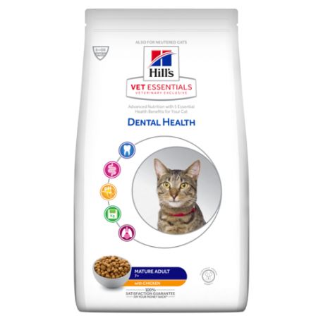 Hill's VetEssentials Feline Dental Health Mature Adult - Croquettes 