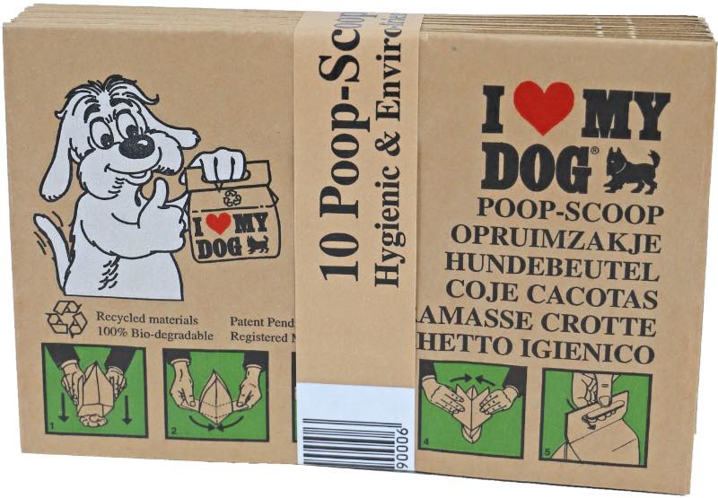 Lot de 10 sacs ramasse-crottes en carton 100% biodégradable