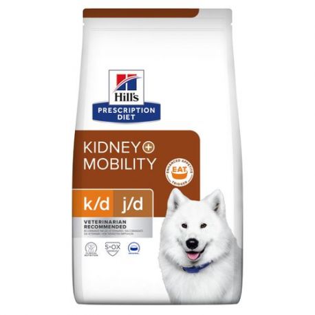 Hill's Prescription Diet Canine K/D et J/D - Croquettes pour chien