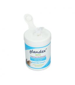 Les Lingettes Glandex pour chien et chat 