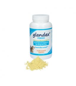 Poudre Glandex au saumon pour chien et chat (vegan)