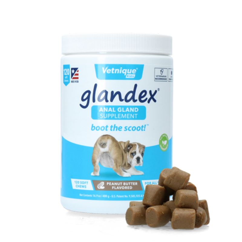 Glandex-Comprimés à mâcher pour chien pour maintenir les glandes anales en  bonne santé