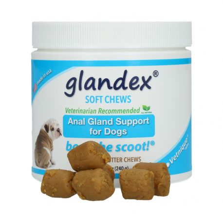 Glandex - Comprimés à mâcher pour chien pour glandes anales