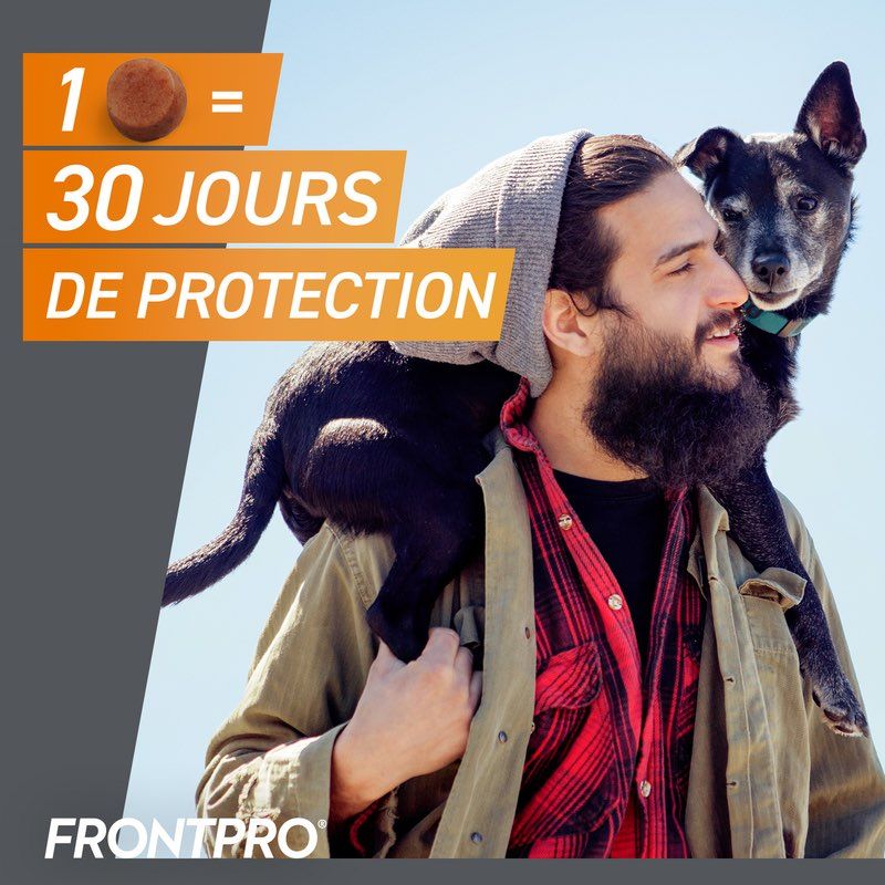 Frontpro™ - Comprimés anti-puces et anti-tiques pour chien - Boehringer  Ingelheim / Direct-Vet