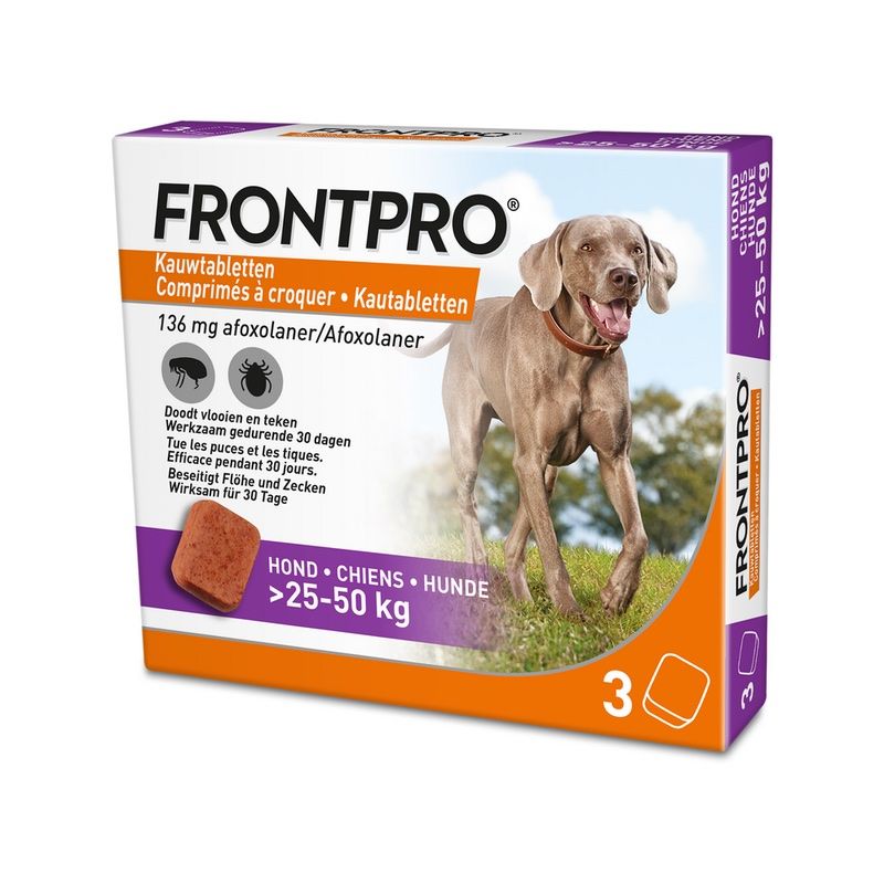 Frontpro™ - Comprimés anti-puces et anti-tiques pour chien