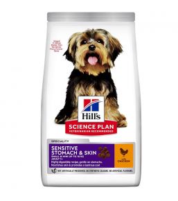 Hill's Science Plan Canine Adult Sensitive Stomach & Skin Small & Mini  - Croquettes pour chien