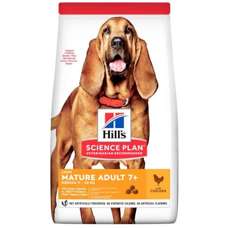 Hill's Science Plan Canine Mature Adult 7+ Light - Croquettes pour chien