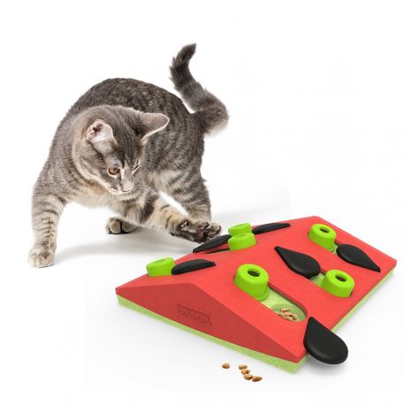 Puzzle & Melon Madness - Jeu d'intelligence pour chat - Nina Ottosson