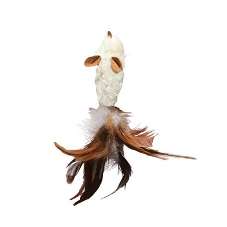 KONG souris a plume avec herbe à chat 