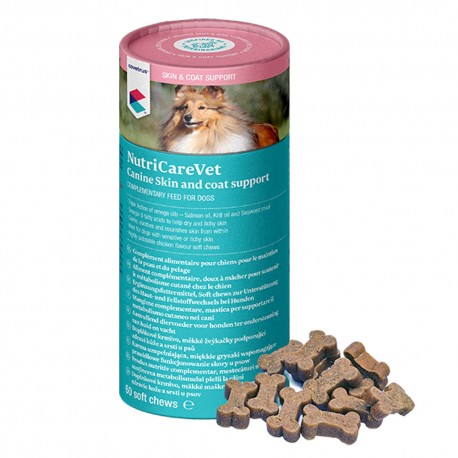 NutriCareVet Canine Skin & Coat Support - Complément pour le pelage
