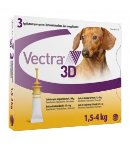 Vectra 3D Spot On chien - anti-puces et anti-tiques