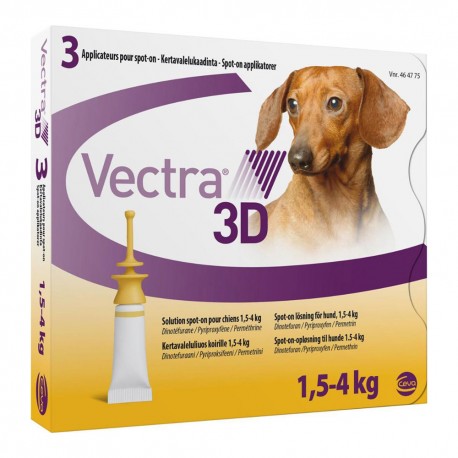 Vectra 3D Spot On chien - anti-puces et anti-tiques