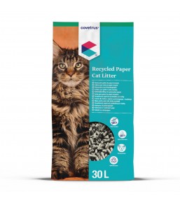 Litière pour chat en papier recyclé Covetrus 30 L