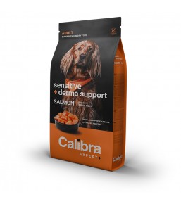 Calibra Expert+ Adult Sensitive + Derma Support Saumon