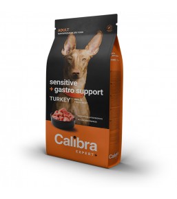 Calibra Expert+ Adult Sensitive + Gastro Support Dinde