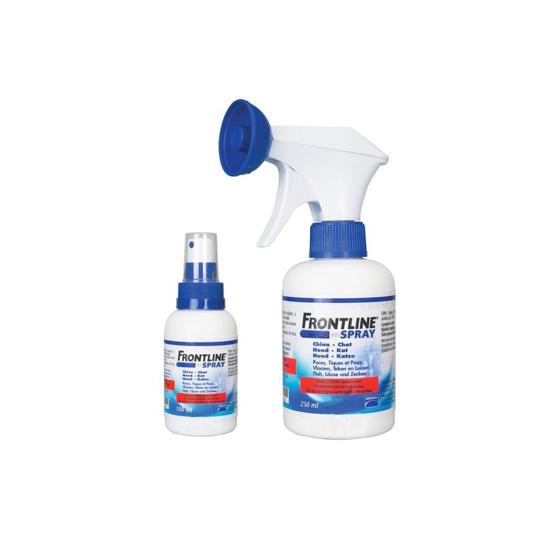 Frontline Spray™ - Anti-tiques, puces et poux pour chats et chiens - Merial  / Direct-Vet