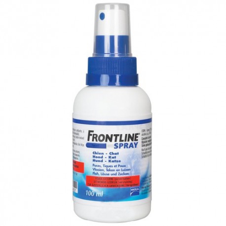 Frontline Spray Anti Tiques Puces Et Poux Pour Chats Et Chiens Merial Direct Vet