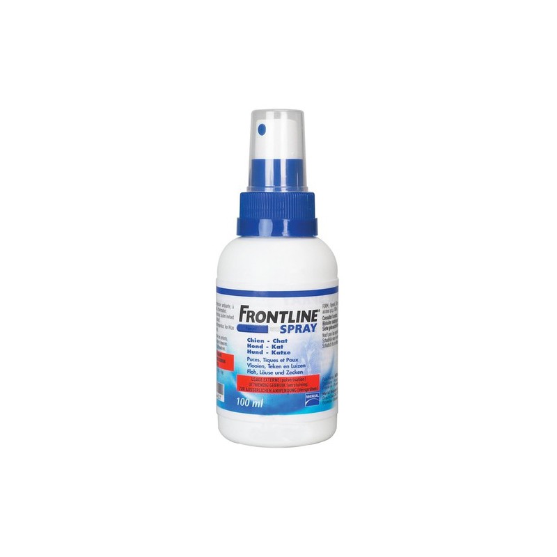 FRONTLINE Spray - Anti-puces et anti-tiques pour chien et chat - 500ml :  : Animalerie