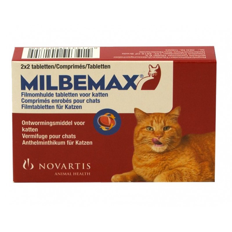 Milbemax Vermifuge Pour Chats Novartis Direct Vet